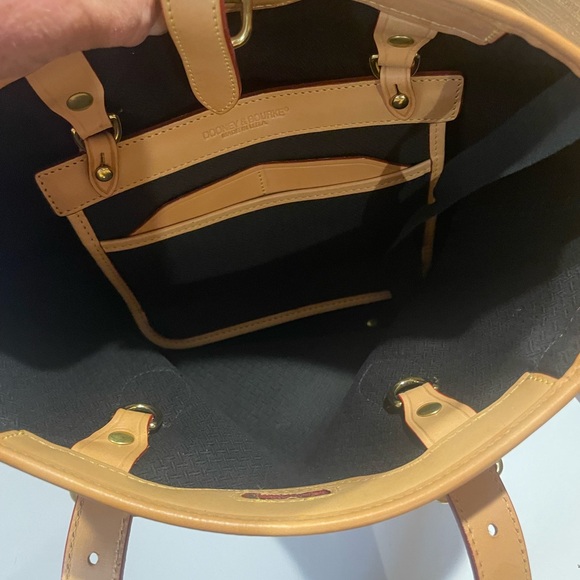 Dooney & Bourke Tan and Brown Tote - Picture 11 of 11